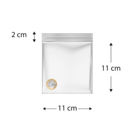 Druckverschlussbeutel 11x11cm G200 (100 Stück)