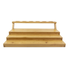 Spieß- und Kegelhalter aus Bambus 29x35,5x11,5cm (1 Stück)
