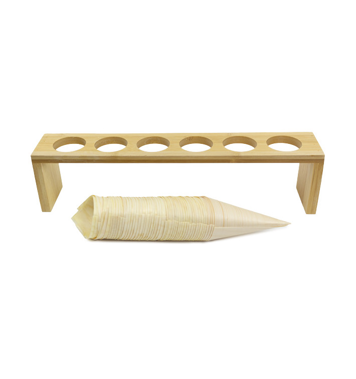 Bambus-Kegelhalter 33,5x6x8cm (1 Stück) Bambus-Kegelhalter 33,5x6x8cm (1 Stück)