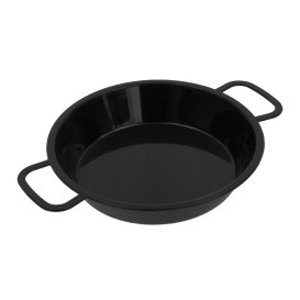 Paellapfanne aus PP Schwarz 120ml (200 Stück)