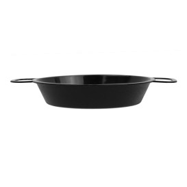 Paellapfanne aus PP Schwarz 120ml (20 Stück)