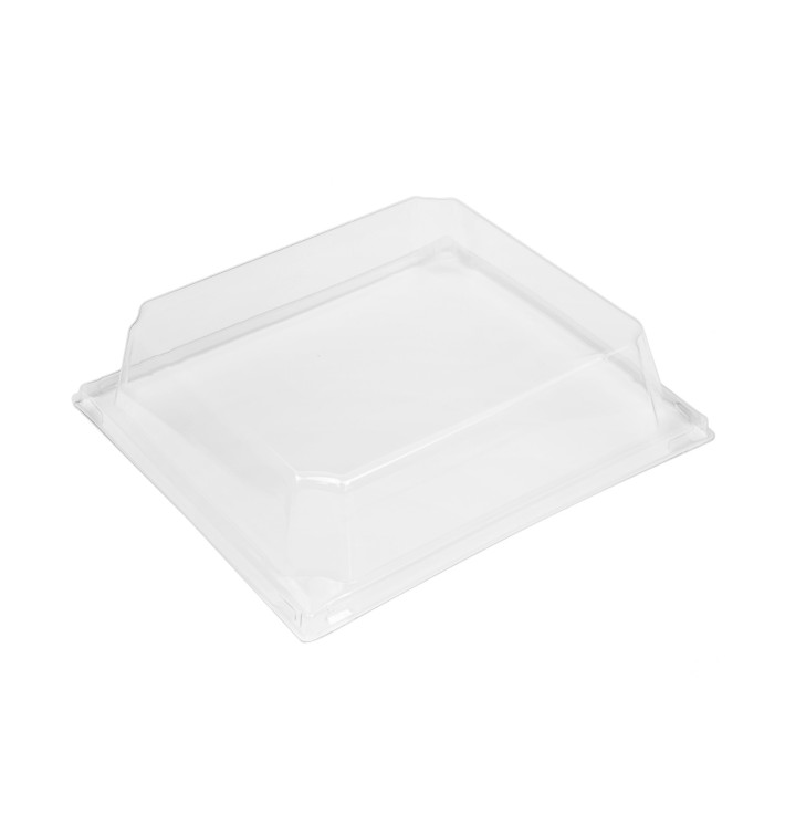 PET-Deckel für Verpackungen 480ml 14,3X12,3X3,3cm (144 Stück) PET-Deckel für Verpackungen 480ml 14,3X12,3X3,3cm (144 Stück)