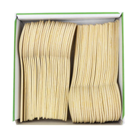 Bambuslöffel 9cm (50 Stück)
