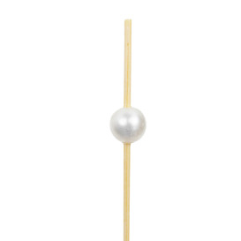 Bambusspieße mit Perle 9cm (100 Stück)