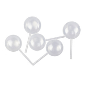Plastikteller "Star" PS Transparent 9,5x2,1cm (240 Stück)