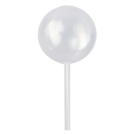 Plastikteller "Star" PS Transparent 9,5x2,1cm (10 Stück)