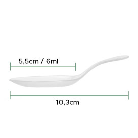 Häppchen-Löffel PP Transparent 10,3cm (25 Stück)