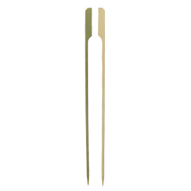 Naturgrüner Fingerfood-Spieße "Golf" aus Bambus 25cm (250 Stück)