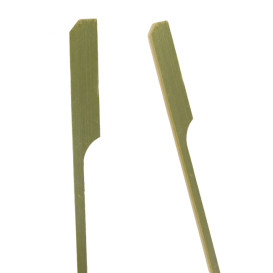 Naturgrüner Fingerfood-Spieße "Golf" aus Bambus 25cm (250 Stück)