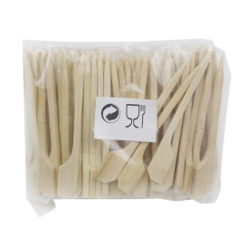 Fingerfood-spieße aus Bambus "Golf" 7cm (100 Stück)