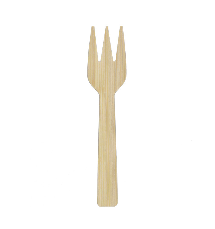Bambus Gabel 9cm (50 Stück) Bambus Gabel 9cm (50 Stück)