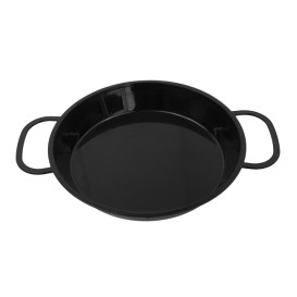 Paellapfanne aus PP Schwarz 300ml (100 Stück)