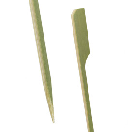 Fingerfood-spieße aus Bambus "Golf" 15cm (50 Stück)
