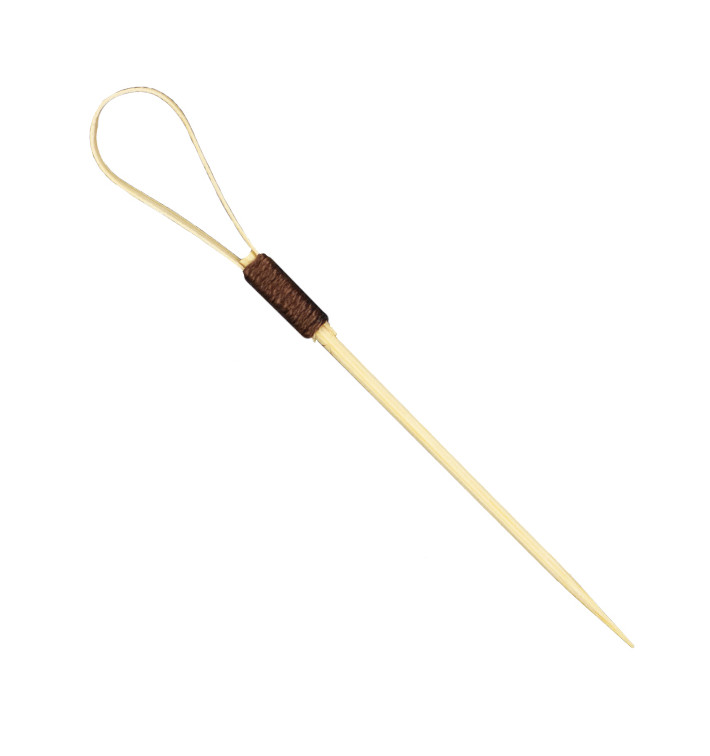 Holz-Spieße "Lasso" 10cm (250 Stück) Holz-Spieße "Lasso" 10cm (250 Stück)