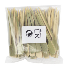 Fingerfood-spieße aus Bambus "Golf" 7cm (50 Stück)