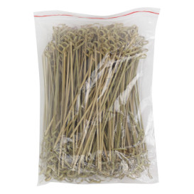 Naturgrüner Bambus-Spieße Schleife 18cm (250 Stück)