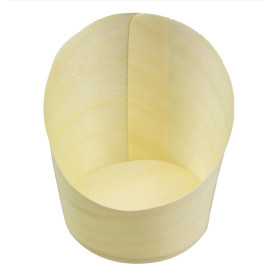Amuse Bouche aus Holz 85ml (50 Stück)