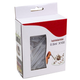 Plastikpipette für Fingerfood 0,5ml 7cm (2.000 Stück)