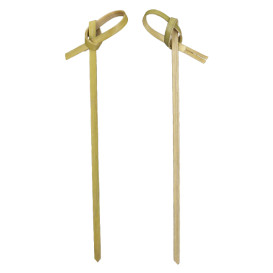 Bambússpieße Schleife 10cm (100 Stück)