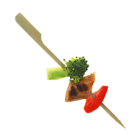Bambússpieße "Golf" Grün 15cm (2.500 Stück)