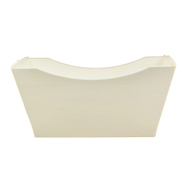 Fingerfood-Schalen aus Holz 320ml 13,5x8cm (12 Stück)