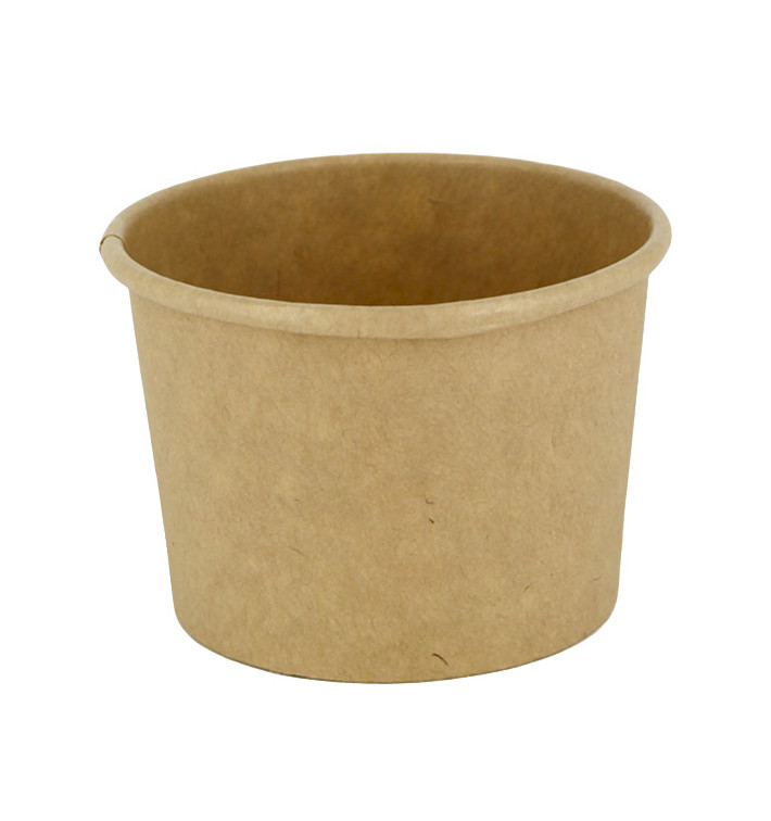 Kraft karton-Saucengläser 100ml Ø7,3cm (1.000 Stück) Kraft karton-Saucengläser 100ml Ø7,3cm (1.000 Stück)