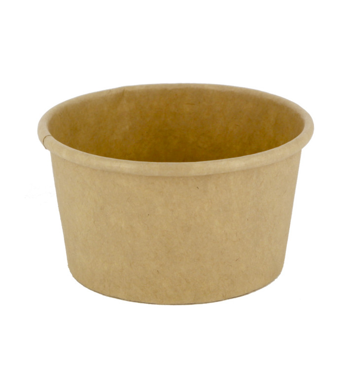 Kraft karton-Saucengläser 75mll Ø7,3cm (1.000 Stück) Kraft karton-Saucengläser 75mll Ø7,3cm (1.000 Stück)