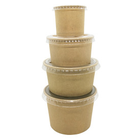 Kraft karton-Saucengläser 50ml Ø6,3cm (50 Stück)