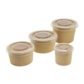Kraft karton-Saucengläser 50ml Ø6,3cm (50 Stück)