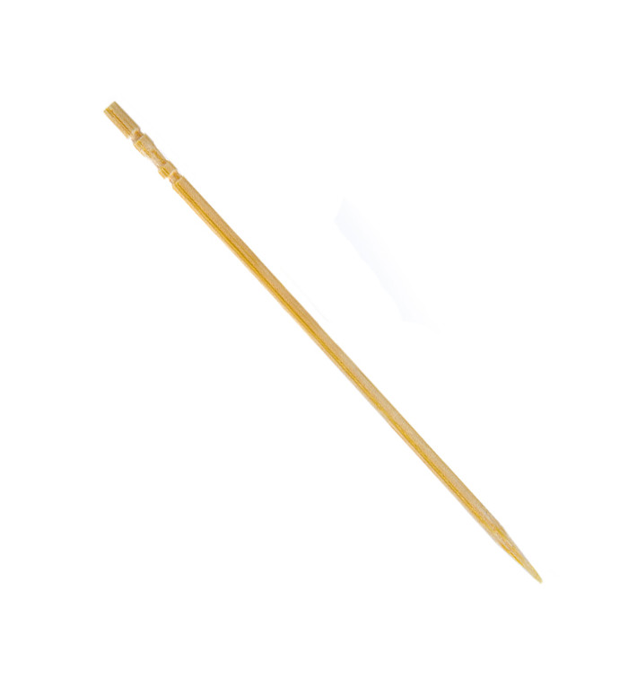 Zahnstocher aus Holz Rund Gedrechselt 65mm (24 Stück) Zahnstocher aus Holz Rund Gedrechselt 65mm (24 Stück)
