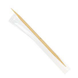 Zahnstocher aus Holz 2 Spitzen einzeln in Folie verpackt 65mm (5 Stück)  