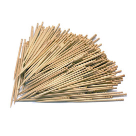 Zahnstocher aus Holz Gedrechselt einzeln in Papier verpackt 65mm (5 Stück)   