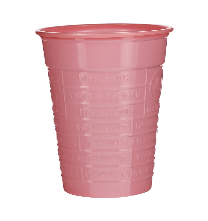 Plastikbecher PS Pink 200ml Ø7cm (1.500 Stück)