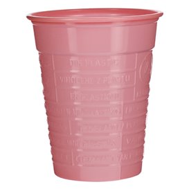 Plastikbecher PS Pink 200ml Ø7cm (50 Stück)