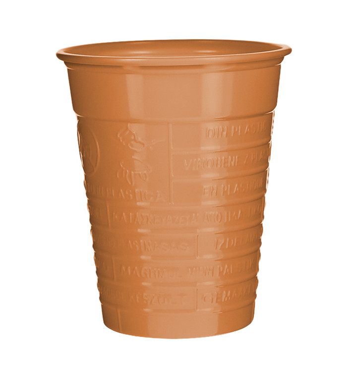 Plastikbecher PS Orange 200ml Ø7cm (1.500 Stück) Plastikbecher PS Orange 200ml Ø7cm (1.500 Stück)