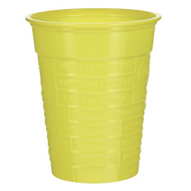 Plastikbecher PS Gelb 200ml Ø7cm (1.500 Stück)