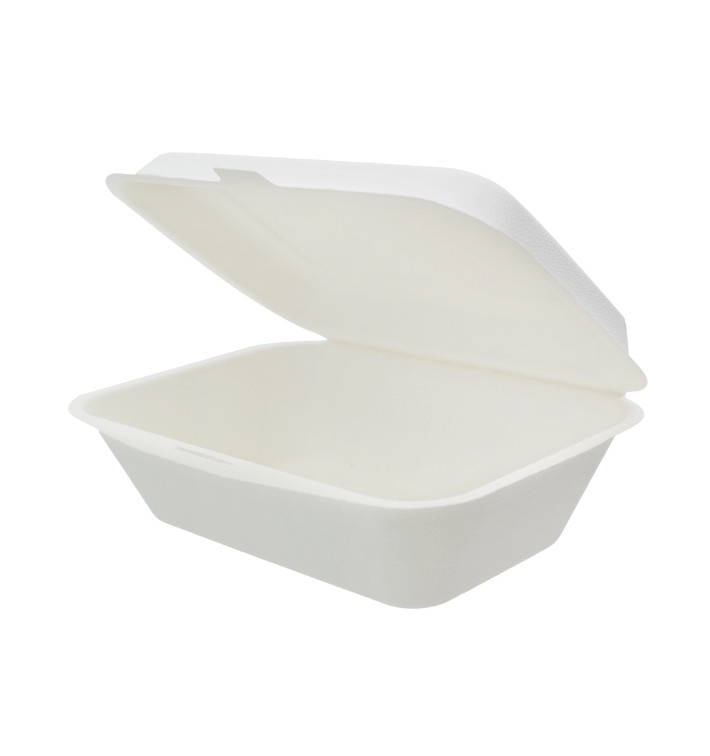 Menübox Zuckerrohr Weiß 18x12,5x7cm (50 Stück) Menübox Zuckerrohr Weiß 18x12,5x7cm (50 Stück)