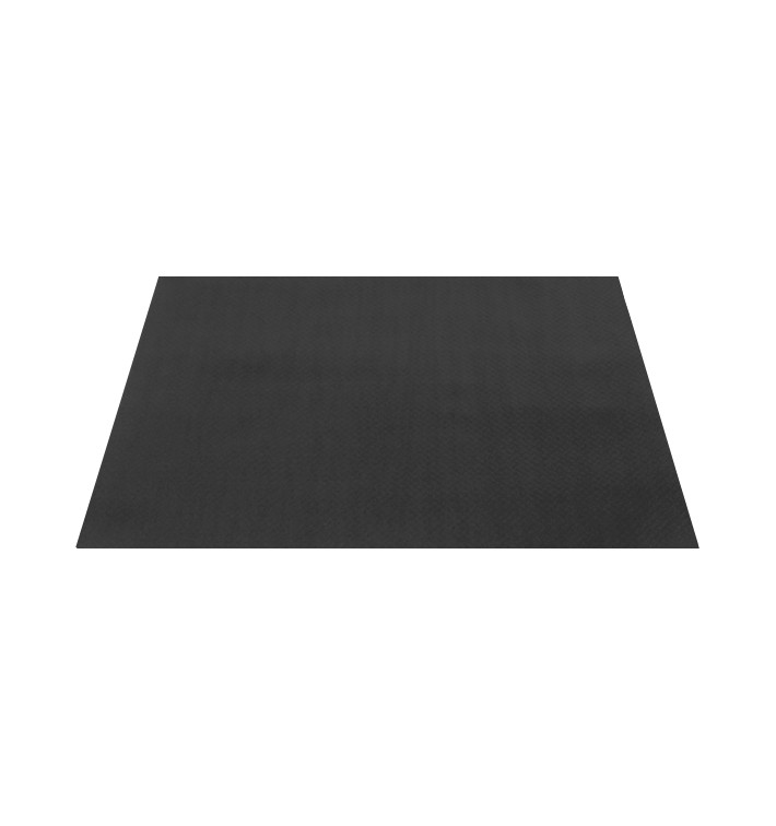 Tischset aus Papier Schwarz 30x40cm 40g/m² (1.000 Stück) Tischset aus Papier Schwarz 30x40cm 40g/m² (1.000 Stück)