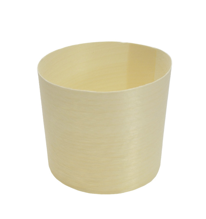 Dessertbecher aus Holz 0,5oz/14ml 4,4x4,5cm (100 Stück) Dessertbecher aus Holz 0,5oz/14ml 4,4x4,5cm (100 Stück)