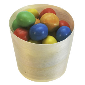 Dessertbecher aus Holz 0,5oz/14ml 4,4x4,5cm (100 Stück)