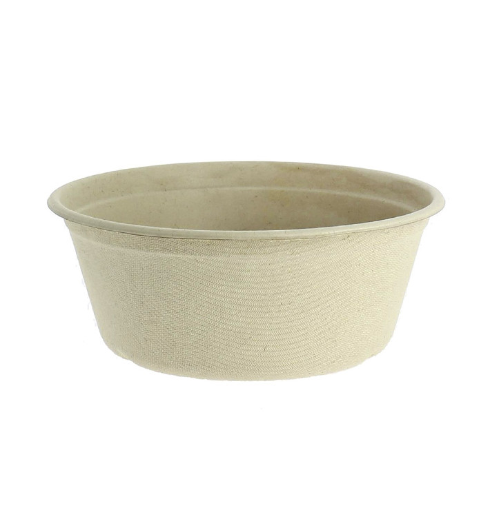Schüssel Zuckerrohr-Fasern 500ml Ø15cm (125 Stück) Schüssel Zuckerrohr-Fasern 500ml Ø15cm (125 Stück)