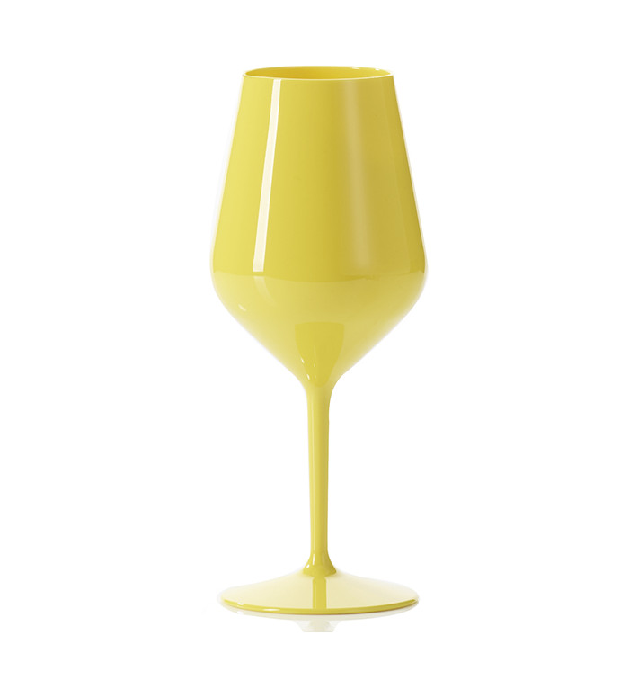 Weingläser Wiederverwendbar Tritan Gelb 470ml (6 Stück) Weingläser Wiederverwendbar Tritan Gelb 470ml (6 Stück)