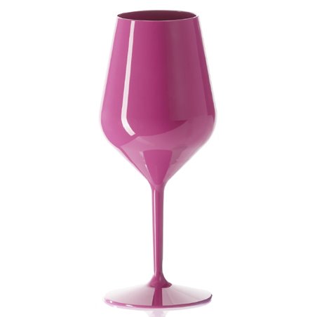 Weingläser Wiederverwendbar Durable Tritan Pink 470ml (6 Stück)
