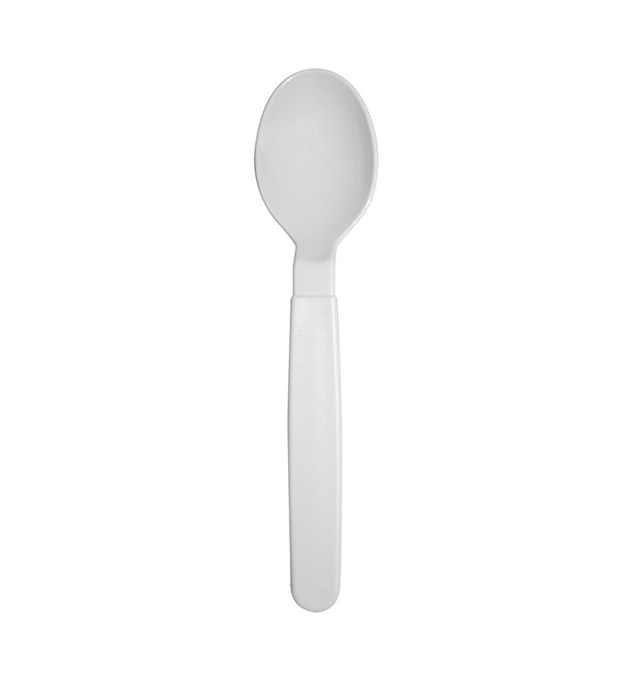 Langlebige Mehrweglöffel aus PP Weiß 18,5cm (6 Stück) Langlebige Mehrweglöffel aus PP Weiß 18,5cm (6 Stück)