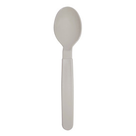 Langlebige Mehrweglöffel aus PP Grau 18,5cm (6 Stück)