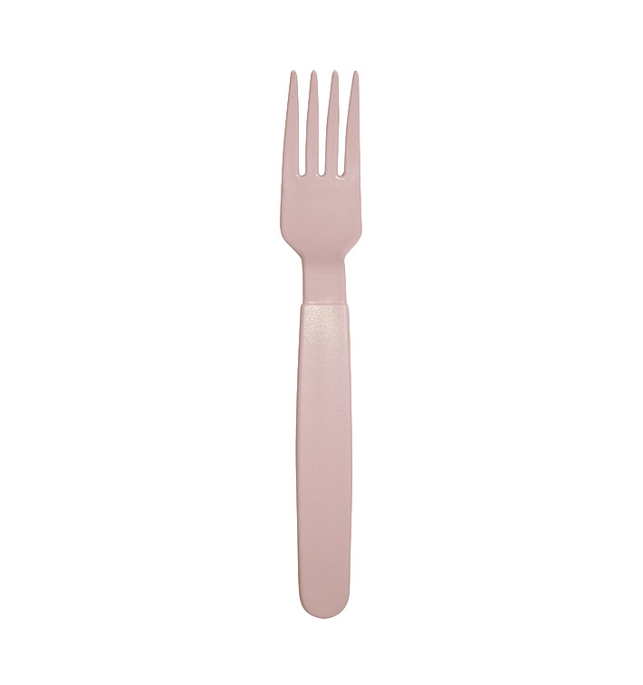 Langlebige Mehrweggabel aus PP Pink 18,5cm (6 Stück) Langlebige Mehrweggabel aus PP Pink 18,5cm (6 Stück)