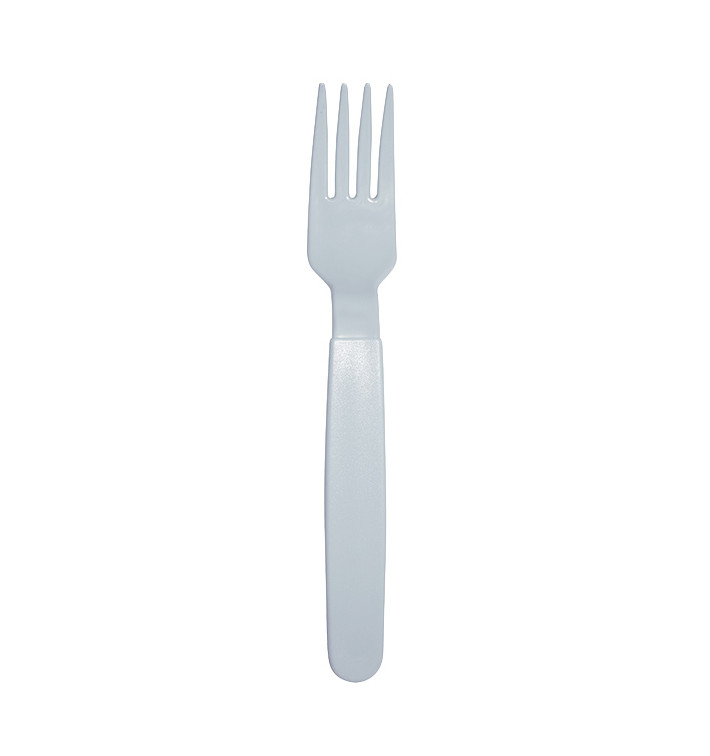 Langlebige Mehrweggabel aus PP Blau 18,5cm (6 Stück) Langlebige Mehrweggabel aus PP Blau 18,5cm (6 Stück)
