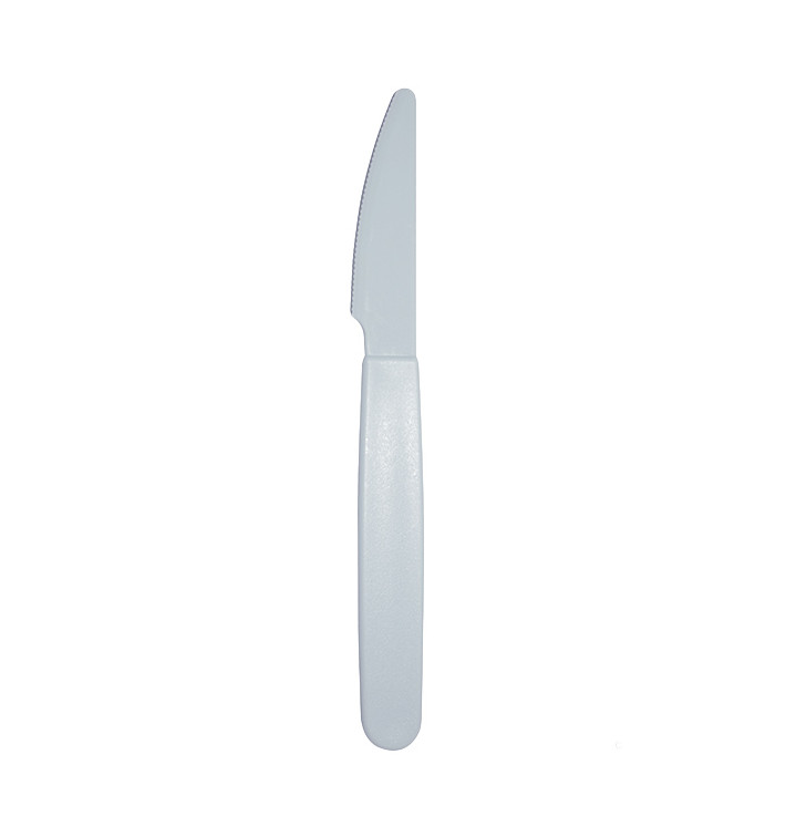 Langlebige Mehrwegmesser aus PP Blau 18,5cm (180 Stück) Langlebige Mehrwegmesser aus PP Blau 18,5cm (180 Stück)