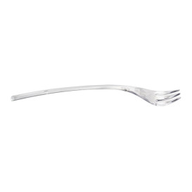 Häppchen-Gabel aus PS Klar 10cm (4.000 Stück)