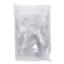 Häppchen-Gabel aus PS Klar 10cm (4.000 Stück)